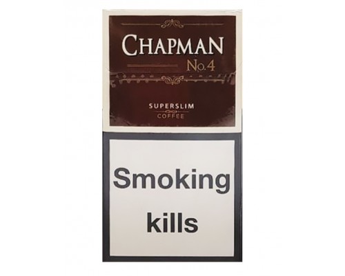 Сигареты Chapman №4 Superslims Coffee (Чапман Суперслимс Шоколад)